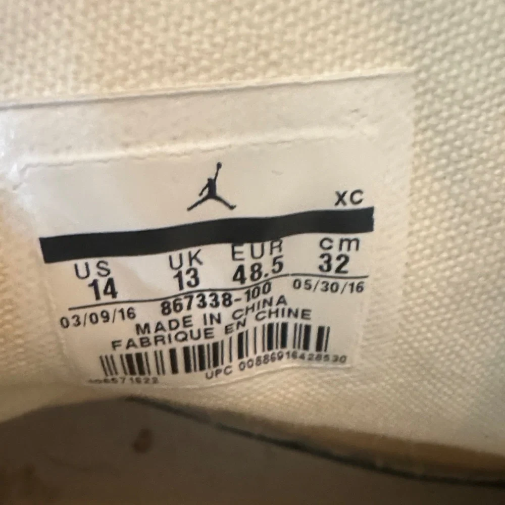 Jordan Men's High-Top Sneakers in Off-White/Cream